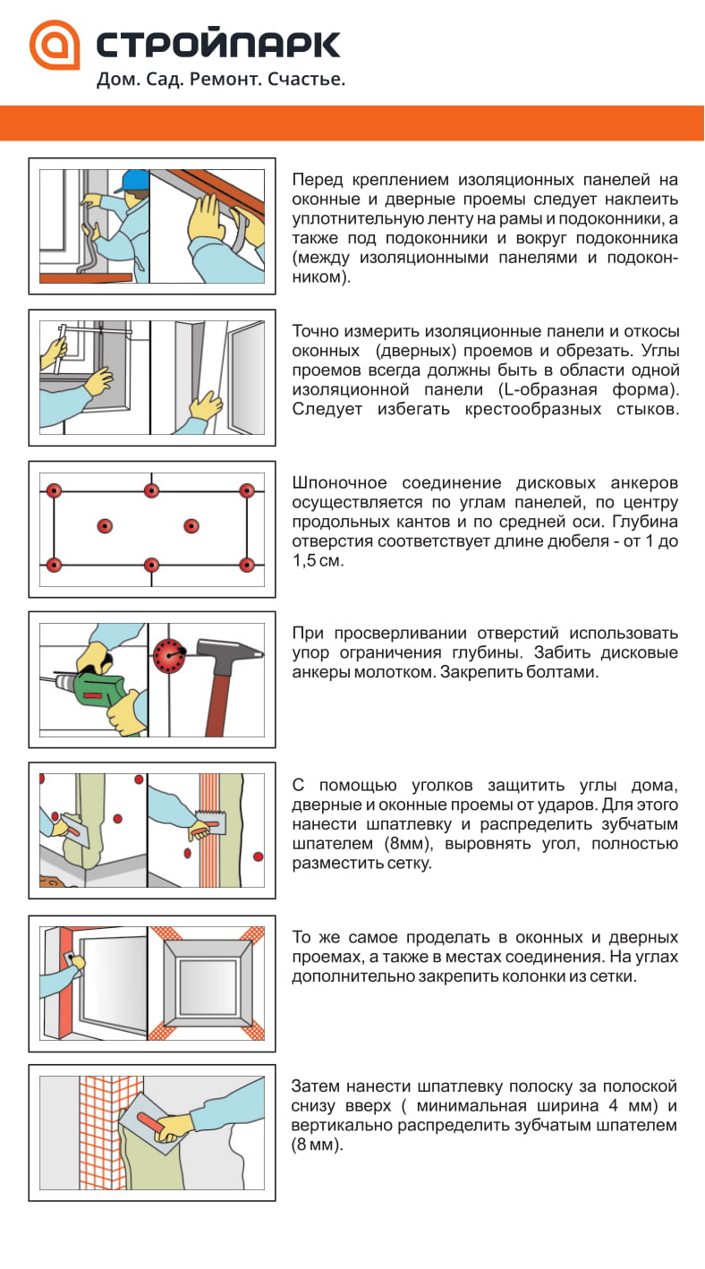 ИЗОЛЯЦИЯ ФАСАДОВ | Стройпарк