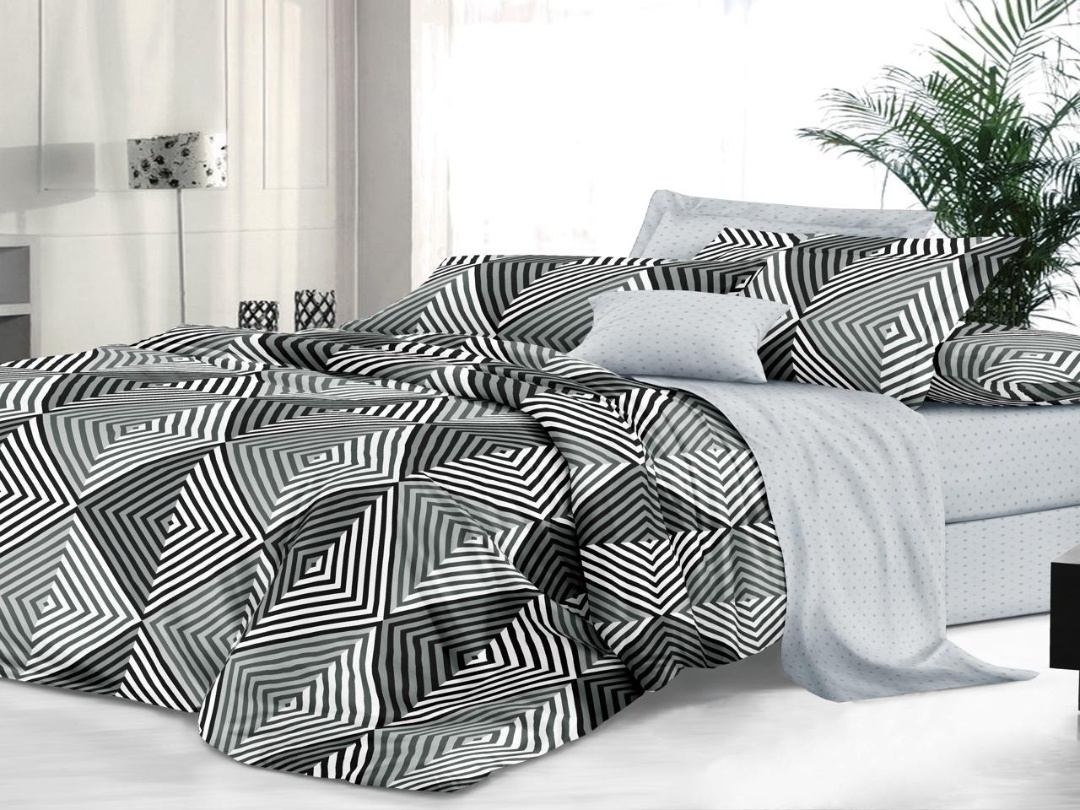 Постельное белье ЭЛЬФ Sateen de luxe Страйп евро купить в Томске